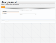 Tablet Screenshot of jeanpeau.si
